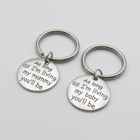 img 2 attached to 👩 Keychain Gift with Heartwarming Quote for Mother-Daughter Bond