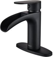 forious single 🚰 handle waterfall bathroom faucet logo