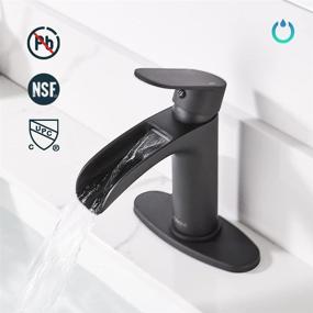 img 3 attached to Forious Single 🚰 Handle Waterfall Bathroom Faucet