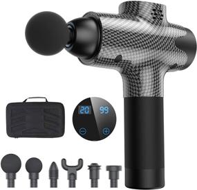 img 4 attached to 💪 Ultimate Muscle Relief: Massage Gun with High-Intensity Vibration & 6 Heads