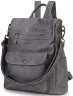 🎒 stylish & secure: vonxury fashion anti-theft backpack purse for women - large shoulder bag for travel & everyday use logo