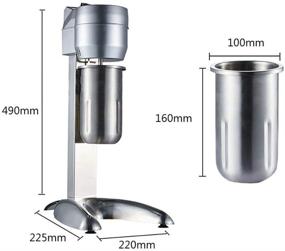 img 3 attached to 🥤 Efficient Electric Milkshake Maker: Stainless Steel Machine (110V)