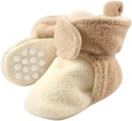 👶 luvable friends cozy fleece booties for unisex babies logo