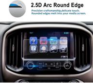 lfotpp glass protector replacement for chevy colorado suburban tahoe 8 📱 inch mylink 2015-2020: tempered glass navigation infotainment center touch screen protector, scratch-resistant logo