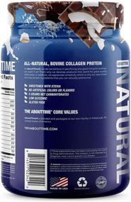 img 2 attached to About Time Keto Shake: Bovine Collagen Protein + Coconut MCTs – Chocolate Coconut, 1lb Jar (19g Fat, 11g Protein, 5g Net Carbs)