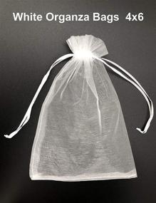 img 3 attached to Jexila Premium Organza Drawstring Valentines