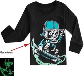 img 3 attached to Csbks Novelty Skeleton T Shirt Cotton