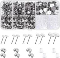 💎 shynek 1800pcs earring posts and backs: high-quality stainless steel earring making supplies for diy earrings and jewelry logo