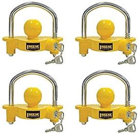 img 1 attached to 🔒 Reese Towpower 72783 Universal Coupler Lock - Optimal Adjustable Storage Security, Strong Heavy-Duty Steel (Pack of 4)