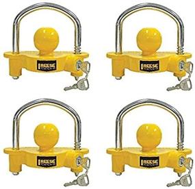 img 4 attached to 🔒 Reese Towpower 72783 Universal Coupler Lock - Optimal Adjustable Storage Security, Strong Heavy-Duty Steel (Pack of 4)