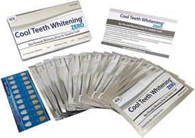 img 2 attached to 🦷 Cool Teeth Whitening Zero Peroxide Strips for Sensitive Teeth and Gums - Whitener Band Kit (28 Pcs, 14 Treatments) - 2 Week Supply with Color Chart - Gentle, No HP Bleach Free, Instant White Tooth - Non Slip Formula