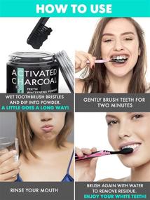 img 2 attached to 🌞 Sunatoria Activated Charcoal Teeth Whitening Powder - Coconut Teeth Whitener - Effective Stain Remover for Healthier, Whiter Smile - UK Product with Improved Formula - Charcoal Teeth White