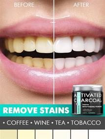 img 3 attached to 🌞 Sunatoria Activated Charcoal Teeth Whitening Powder - Coconut Teeth Whitener - Effective Stain Remover for Healthier, Whiter Smile - UK Product with Improved Formula - Charcoal Teeth White