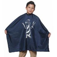 💙 kid's cape - blue mohawk design by mane caper boy logo