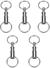 img 4 attached to 🔑 Detachable Pull Apart Keychain Accessory - Enhanced for Effective SEO