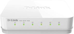 img 4 attached to 🔌 D-Link 5 Port Unmanaged Gigabit Ethernet Switch - Plug & Play Compact Design, White (GO-SW-5G)