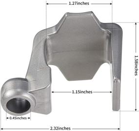img 3 attached to 🚤 Pontoon Boat Fender Hangers: Docking Clips for Square Rail Bumper - 4 Pack