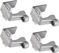 🚤 pontoon boat fender hangers: docking clips for square rail bumper - 4 pack логотип