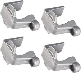 img 4 attached to 🚤 Pontoon Boat Fender Hangers: Docking Clips for Square Rail Bumper - 4 Pack