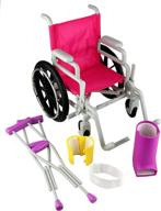 click play wheelchair crutches american logo