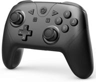 🎮 black wireless pro controller for switch/switch lite with nfc, turbo, dual vibration &amp; motion control function - gamepad remote joystick логотип