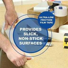 img 3 attached to 🔇 TapeCase 423-3 UHMW Squeak Reduction Tape: 1 inch x 15 ft. Roll with High Tack Acrylic Adhesive - Friction Reduction Tapes