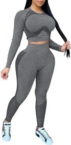 img 4 attached to Stylishine Workout Outfits Леггинсы Bodycon