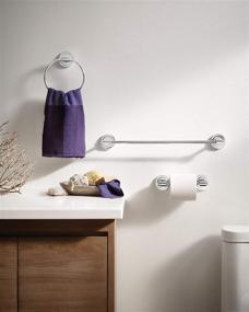 img 1 attached to 🚽 Moen DN0708CH Pivoting Toilet Holder: The Ultimate Bathroom Storage Solution