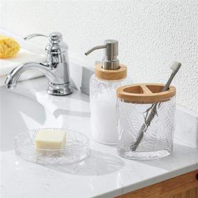 img 2 attached to KMwares Clear Farmhouse Bathroom Accessory