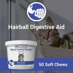 img 4 attached to 🐱 Premium Cat Hairball Aid Supplement for Cats – Promotes Pet Health Against Hairballs – Infused with Pumpkin, Psyllium Husk – 50 Ct. Soft Chews