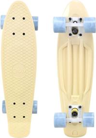 img 4 attached to 🛹 Compact and Durable: Cal 7 22-inch Complete Mini Cruiser Plastic Skateboard