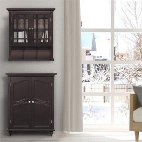 img 2 attached to Elevate Your Space with the Stunning Elegant Home Fashion Neal Wall Cabinet: 2-Door Design & Convenient Shelf