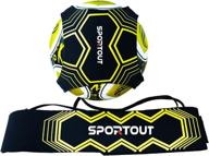 ⚽ solo soccer practice kick trainer, soccer/volleyball training equipment for kids and adults – sportout soccer pal, perfect for improving football skills логотип