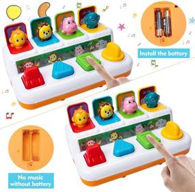 img 2 attached to 🦁 Interactive Pop Up Animals Toy: Engaging and Educational for Babies 6-18 Months, Perfect Gift for Boys and Girls - HomeMall