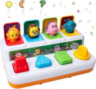 интерактивная игрушка "pop up animals" с животными: увлекательная и образовательная для детей от 6 до 18 месяцев, идеальный подарок для мальчиков и девочек - homemall логотип