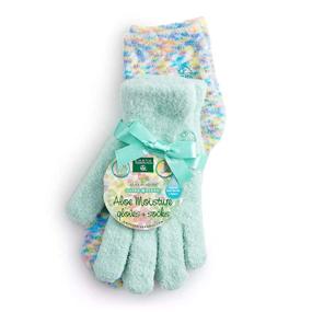 img 3 attached to Earth Therapeutics Moisture Gloves Socks Foot, Hand & Nail Care