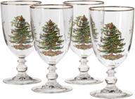 🎄 spode christmas tree goblets with pedestals логотип