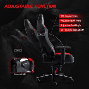 img 2 attached to Version Adjustable Armrests Premium Headrest Sports & Fitness