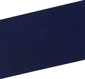 img 2 attached to 🎀 Laribbons Solid Color Grosgrain Ribbon - 3 Inch Width, 10 Yard/Spool (370 Navy Blue)