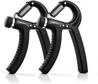 💪 hoonso adjustable hand grip strengthener - forearm trainer (pack of 2) - resistance 22~132 lbs - hand exerciser логотип