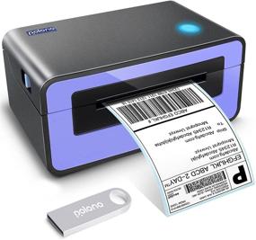 img 4 attached to Polono 4x6 Thermal Label Printer - Commercial Direct Thermal Label Maker, Compatible with Amazon, Ebay, Etsy & Shopify, Easy One-Click Setup for Windows and Mac