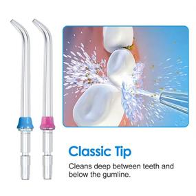 img 2 attached to 💦 Premium Replacement Classic Jet Tips: Compatible with Waterpik Water Flossers and More, 6-Pack Set of Flosser Refill Heads