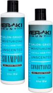 🦌 cross peak products meraki hunt fragrance free biotin shampoo and conditioner - salon grade unscented sulfate free scent eliminator for hunting with keratin - color safe logo