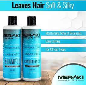 img 3 attached to 🦌 Cross Peak Products Meraki Hunt Fragrance Free Biotin Shampoo and Conditioner - Salon Grade Unscented Sulfate Free Scent Eliminator for Hunting with Keratin - Color Safe
