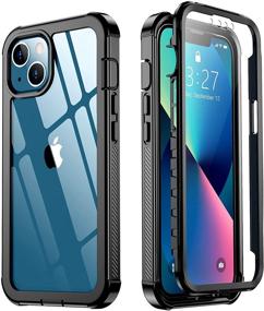 img 4 attached to 📱 Red2Fire iPhone 13 Case: Full Body Protection with Built-in Screen Protector | Slim & Shockproof | Clear, Lightweight, and Durable!