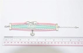img 2 attached to 💖 Charming Sister Bracelet Set - Adorable Heart Pendant Bracelet for Sisters, Women, Girls