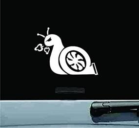 img 1 attached to Boosted Snail Decal Turbocharger Sticker