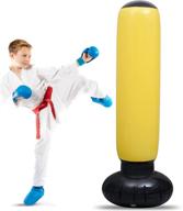 🥊 free standing inflatable punching bag for kids and adults - perfect for karate, taekwondo, boxing, and energy release logo