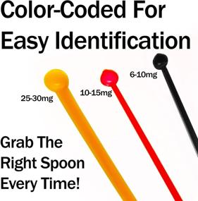 img 1 attached to 🧪 Accurate and Mess-Free Nootropic Powder Measurement with SuperDosing Static-Free Micro Scoop Variety 3 Pack: 6mg - 30mg Measuring Spoons. Includes Tiny Spoon in 3 Sizes for Easy Supplement Dosage.