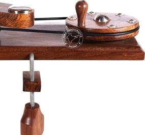 img 3 attached to 🧶 Handcrafted Wooden Yarn Ball Winder for Knitting Crocheting - Natural Hand Operated - Hind Handicrafts Knitter's Gifts Center Pull Rosewood Ball Winder